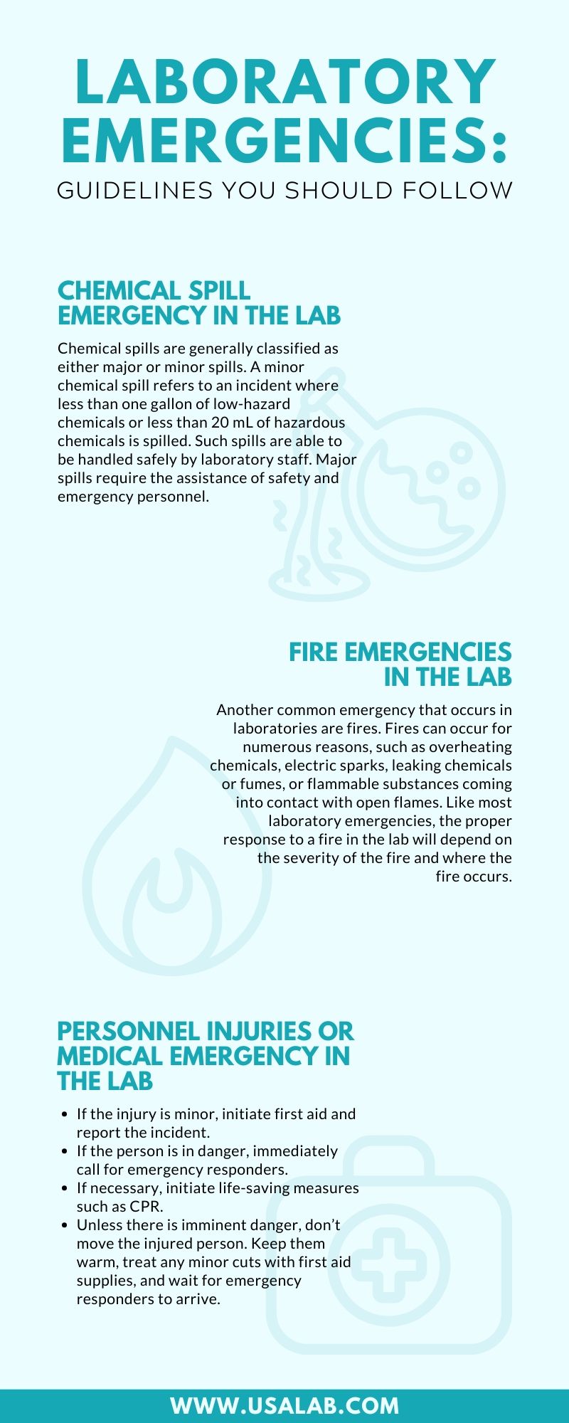 Laboratory Emergencies Guidelines You Should Follow USA Lab