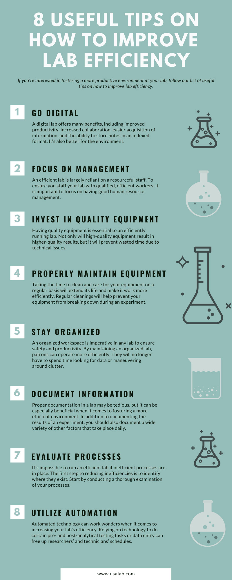 8 Useful Tips on How to Improve Lab Efficiency
